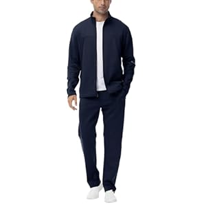 BGOWATU Men’s Tracksuits 2 Piece Running Sports Sweatsuits For Men Full Zip Athletic Jackets and Pants Outfits