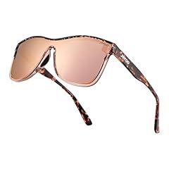 Tortoise Frame / Pink Mirrored Lens