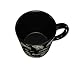 Imagen de DZBDWZXH Tazas de café de cerámica negra de 325 ml