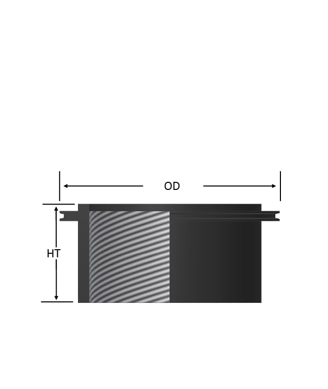 Solberg 10™ Filtro de papel de repuesto para compresor, 1-3/8 pulgadas de altura, 4 pulgadas de diámetro exterior, 35 SCFM, fabricado en los Estados Unidos (paquete de 20)