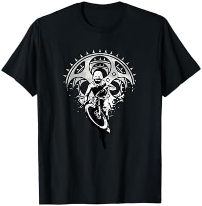 Downhill Biker Graphics - Mountain Bike & Mountain Biker T-Shirt