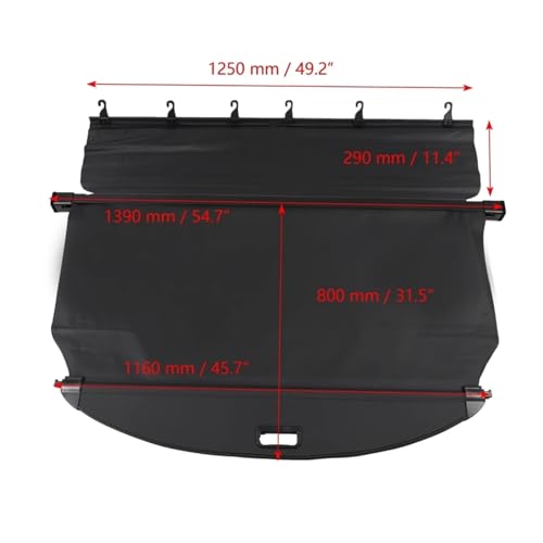Cache-bagages rétractable Hyundai Santa 2021 2022 cloison rangement coffre
