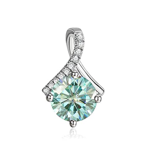 Collier moissanite 1-2 CT illuminez vos tenues quotidiennes