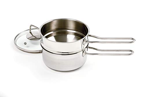 Norpro - 238 Norpro Krona 1.5 Quart Stainless Steel Double Boiler, Holds 1.5Qt/1.4L, As Shown #TOP1
