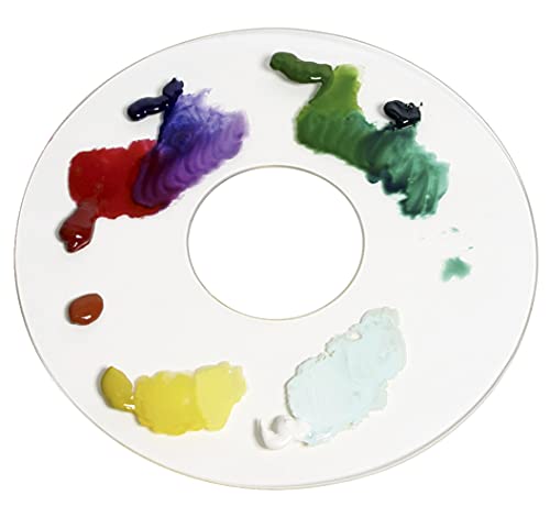 Image of Jack Richeson Lock Box Palette System with Cover, 11-1 /2 x 1 Inch, White