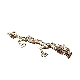 [Größe] 15 * 3,7 cm Outdoor-Dekoration, kupferne Drachen-Beast-Statue, Stifthalter, Schreibtisch-Ornament, Heimdekoration, Bastelzubehör, Retro-Messing, Sternzeichen, Tierfigur (Color : OneColor)