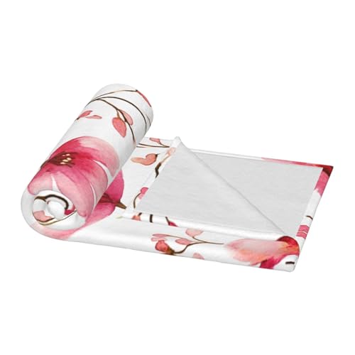 Couverture de lit bébé fleurie pour sieste au bureau et camping