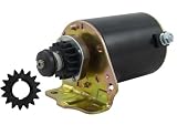 #US Replacement for Starter Starter for Briggs Stratton 5-18HP 497595 693054 497594Extra Gear -