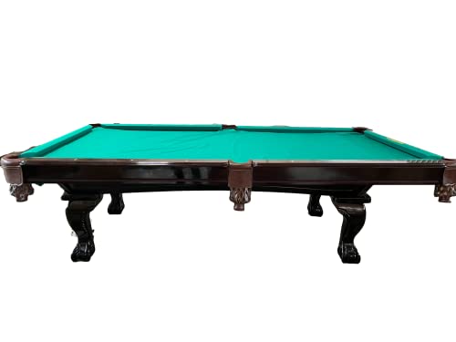 Billardtisch Billard 8 Ft. Tunierbillard Poolbillardtisch Modell Winston Nr.25 Farbe: Nussbaum Tuch grün