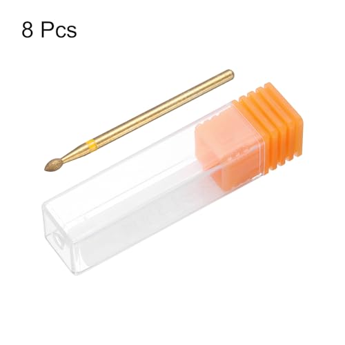 Juego de 8 fresas diamantadas 2.3 mm con recubrimiento de titanio miniatura 3