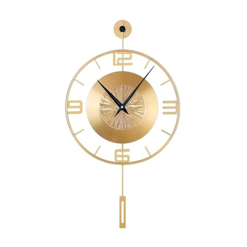 Horloge silencieuse de salon en quartz pour supprimer le tic-tac du mur