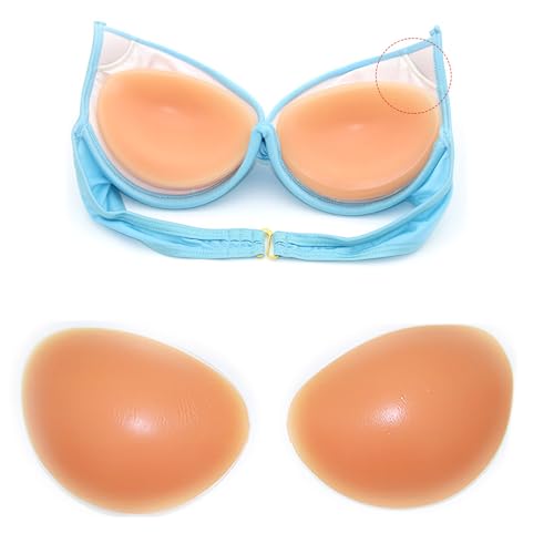 Cyllenic Women Silicone Bra Pads Inserts, Breast Enhancer Bust Push up Pads,Reusable Silicone Padding for Bras,Bikinis & Swimwear
