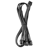 CableMod Basics RT-Series 12VHPWR StealthSense PCI-e Cable for ASUS/Seasonic/Phanteks (Black, 16-pin to Triple 8-pin, 60cm)
