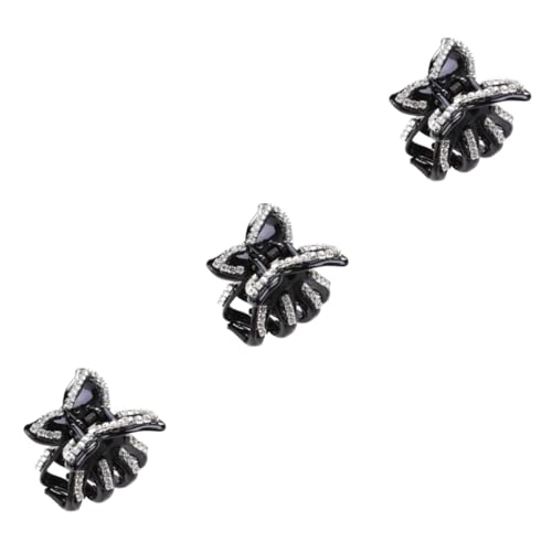 PAMINGONO 3�� ���̎q�p�w�A�s�� �����̂��߂̃��C���X�g�[���o���b�^ �O���b�v ���Ԃ� ���̊{ hair clip hair pin �����p�X�q ���C���X�g�[���̃w�A�N���b�v Black