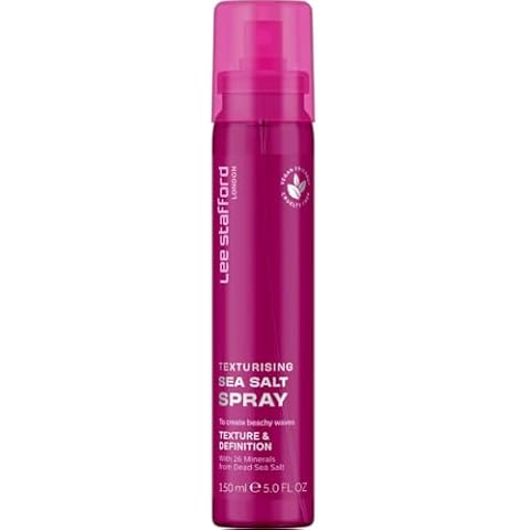 Lee Stafford Sea Salt Hair Texturizing Spray | Styling - for Tousled Beach Waves, Adds Shine, Texture, & Definition, 5 Fl Oz Cover