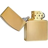 本物 ブラス 真鍮 オイル ライター brass ゴールド アーマー オイル 石 フリント アンティーク ヴィンテージ プレゼント 父の日 誕生日 クリスマス クリプレ バレンタイン お返し ギフト (ラウンドトップ／厚み15mm)