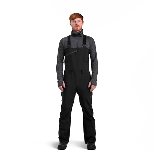 Outdoor Research Men's Carbide Bibs, Solid Black, L