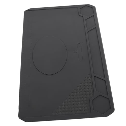 Levemolo Heat-Resistant Soldering Iron Mat Electronic Repair Work Mat Non-Slip Silicone Pad and Iron Holder