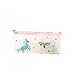 Produktbild FIYRA 1 x Stifttasche mit großer Kapazität, Reißverschluss für Stifte, Schreibwaren, Kosmetiktasche, Student, Büro, College, Junior, High School Pen Bag weiß