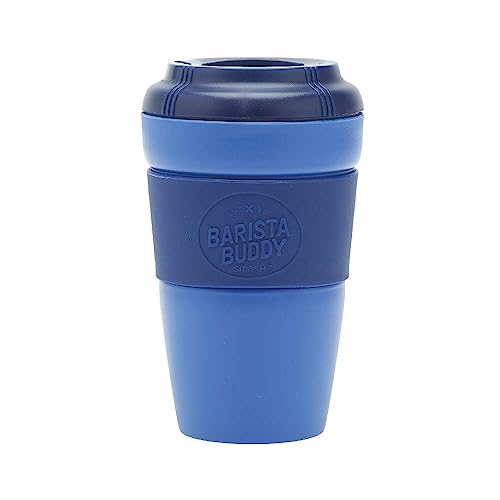 Smash Barista Buddy Reusable Coffee Cup 390ml Blue