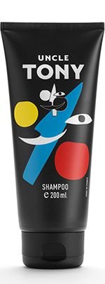 Uncle Tony Shampoo for Men - Hair Conditioning Formula with Natural Coco-Glucoside, Hydrolyzed Wheat Proteins, Woody Mandarin Fragrance | Mens Grooming (200 ml)