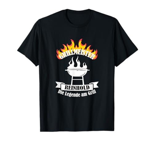 Grillmeister Reinhold Prénom Nom Homme Cadeau T-Shirt