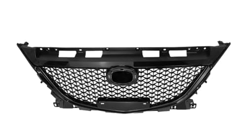 Calandre Mazda 3 supérieure style nid d'abeille noir finition haut de gamme