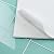 CASAPALACE Peel and Stick Glass Tile, Light Blue Square Mosaic Wall Tiles with Frame for Kitchen Bathroom 12"x12" (5 Sheets, 5 SQ.FT.)