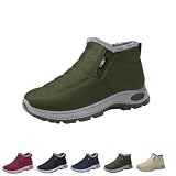 Green Winter Snow Boots For Women 2026,Waterproof Non...