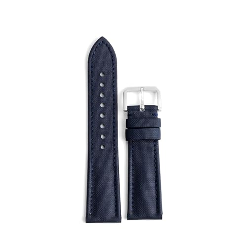 Bracelet de montre en cuir et toile oxford pour hommes et femmes