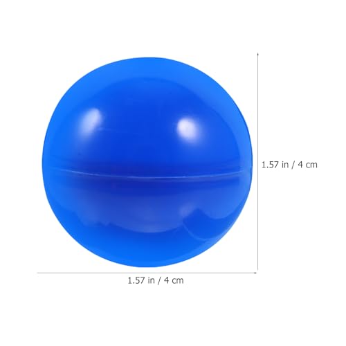 BESPORTBLE 50 Stücke Lotterie Ball Lottobälle Spielball Lotteriekugeln Kinderspielzeug für Weihnachten Xmas Familienspiele Partyspiele Party Dekoration Supplies 4cm Blau