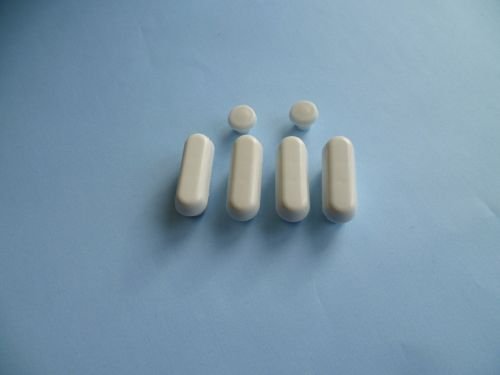 Preisvergleich Produktbild Ersatzteilset Puffer kurz für WERIT-WC-Sitz techno 2K