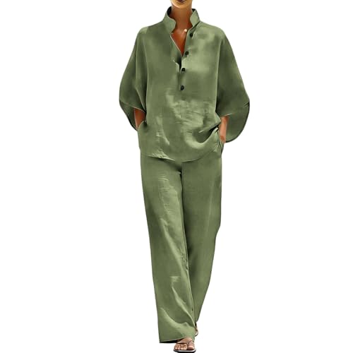 Two Piece Linen Set Linen Sets for Women 2 Piece