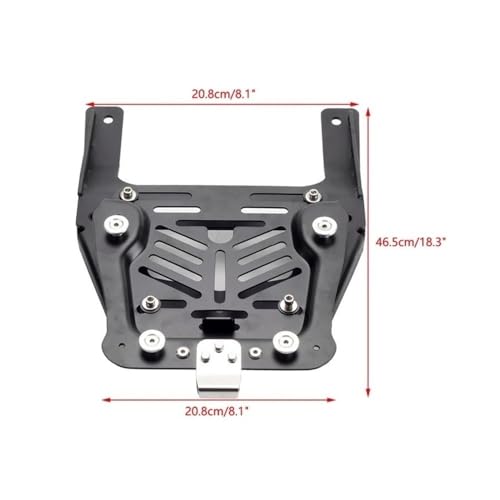 Porte-bagage moto RA1250 fixation rétractable contre vibrations