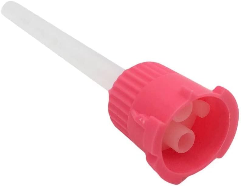 100PCS Mixing Tips Impression 1:1 Mixing Uniformly (7003 Pink 6.5mm (1:1））