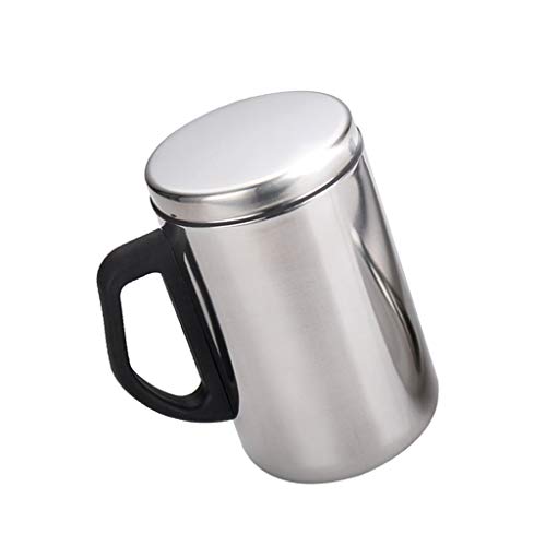 Homyl Caneca de cerveja de parede dupla de aço inoxidável copo de vinho isolado para viagem Caneca d