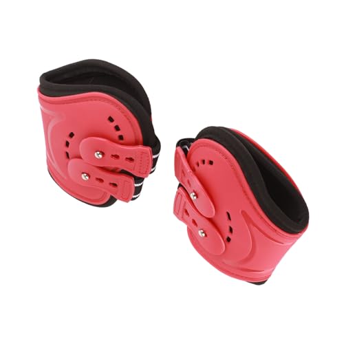 Haofy Guêtres pour Chevaux en Néoprène Léger et Respirant avec Technologie Antidérapante Un Ajustement Sûr Pendant l'entraînement de Saut d'obstacles. Protection des Pattes Arrière pour Les (M)