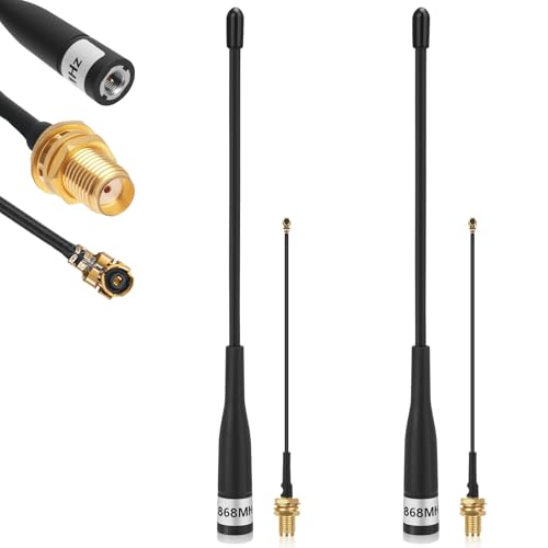 Meshnology Lot de 2 antennes LoRa 868 MHz 10 dBi gain pour Meshtastic longue portée