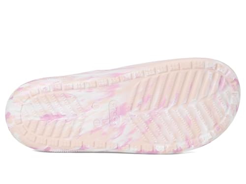 Crocs Unisex Adult Sandal,Classic Marbled Sandal v2,Quartz/Multi,6 UK Men/ 7 UK Women - Image 2