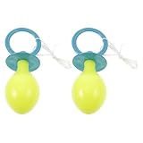 LABRIMP 2er-Pack Jumbo-Babyschnuller: Übergroße Schnuller als originelles Kostümaccessoire für Halloween, Cosplay, Partys, Fotoboxen oder Themenveranstaltungen