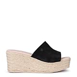 miMaO Cuñas con plataforma de esparto NEGRO, EU 39