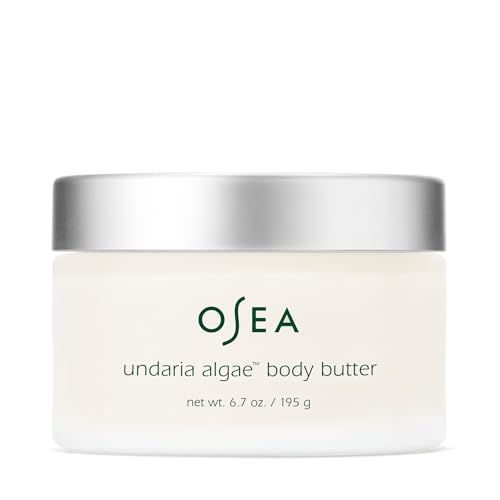 OSEA Undaria Algae™ Body Butter 6.7 oz – For Dry Skin – Ultra Hydrating Whipped Shea Butter + Ceramides – Vegan Skincare & Clean Bodycare – Thick Body Cream – For Extremely Dry Crepey Skin