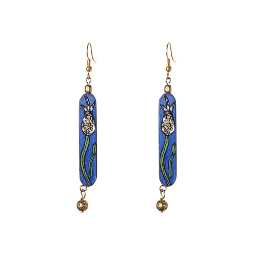 Image of Handcrafted Bohemian & Tribal Earrings for Women - Ethnic Brass, Floral & Festival-Inspired Statement Designs in Drop, Dangle, Hoop & Stud Styles