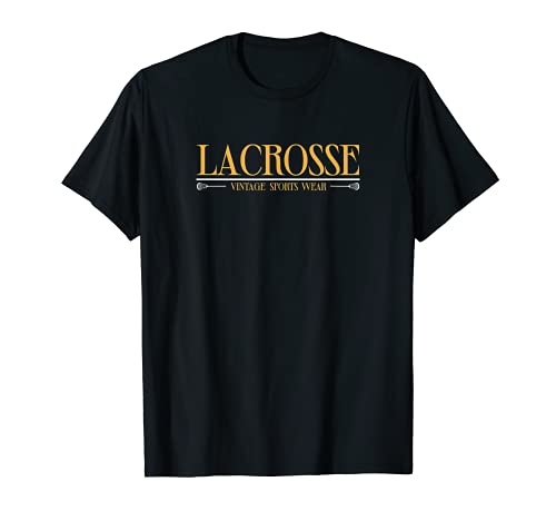 Lacrosse Vintage Sports Lax Retro T-Shirt