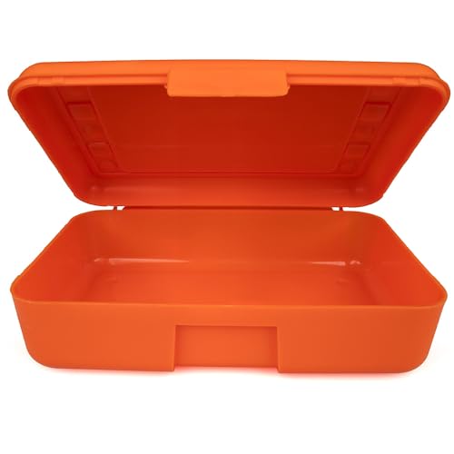Image of Craft County Solid Color Pencil Box - Store All Your Art Supplies in 1 Convenient Location - 5 Vibrant Colors to Choose From