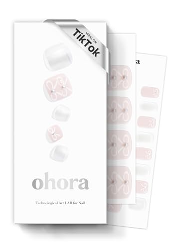 ohora 公式 ジェルネイルシール ネイルシール 硬化 硬化タイプ ジェルネイル ジェル ネイル シール オホーラ グリッター/PP-053 : P Lily [並行輸入品]（Amazon）