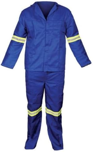 Reflective Overall 2-Piece Set, 50/127 Size, Royal Blue