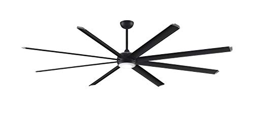 Stellar 96 Indoor/Outdoor Ceiling Fan Motor with LED CCT Select Light Kit - Black - Image 2