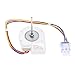 Sankuai 1pc WR60x10185 Evaporador Motor de ventilador Ajuste para General Electric Hotpoint WR60X10154 WR60X10043