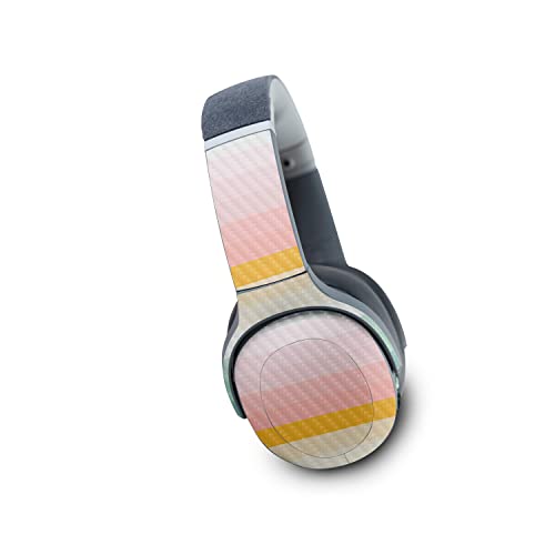 Image of MightySkins Carbon Fiber Skin Compatible with Skullcandy Crusher Evo Wireless - Horizon Stripes | Protective, Durable Textured Carbon Fiber Finish | Easy to Apply